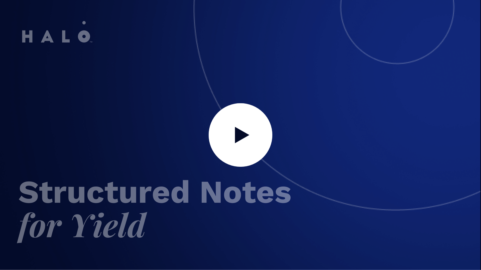Why Structured Notes for Yield